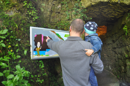 Genitori e figli in Grotta